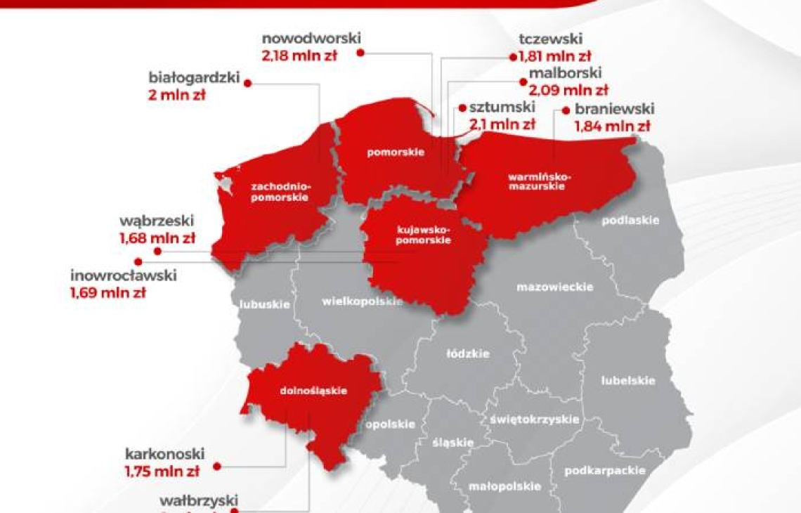 W tych powiatach jest największe zadłużenie na tysiąc mieszkańców