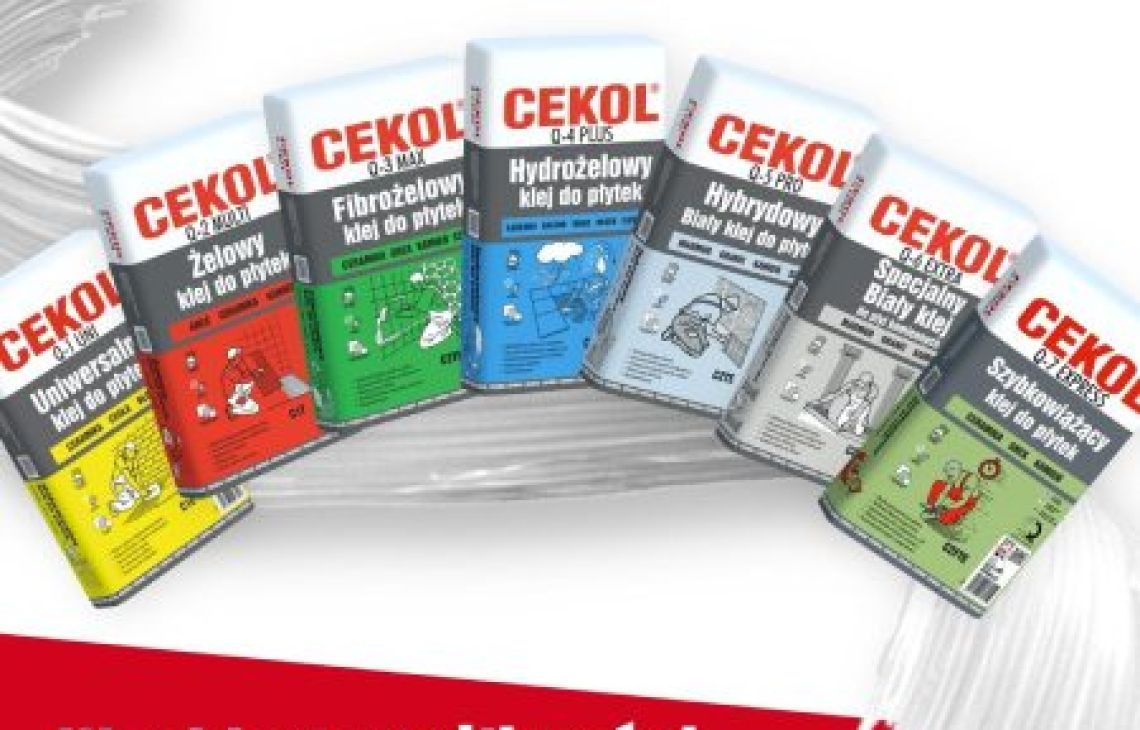 Linia klejów Q CEKOL – jak dobrać odpowiedni klej do rodzaju płytek i warunków pracy?