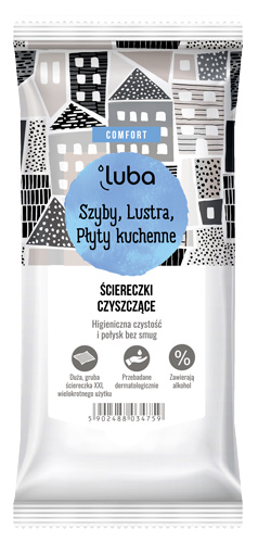 Czyszczące Ściereczki Antybakteryjne - Szyby, Lustra, Płyty Kuchenne